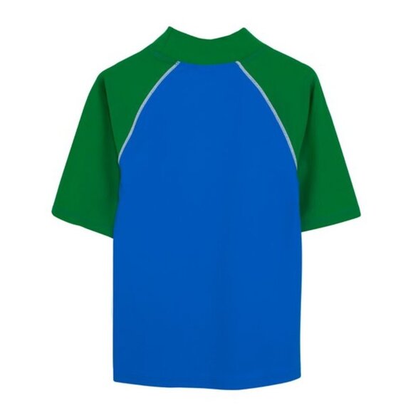 Tuga Boys Offshore S/S Rash Guard (UPF 50+), Moss, 13/14 yrs - Picture 2 of 3